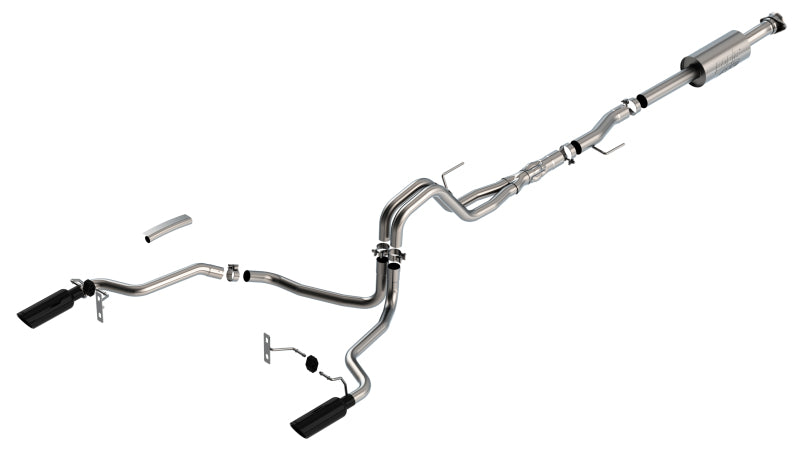 Borla F-150 2021 5.0L 4dr CC SB EC STB Lariat/KR/Platinm/LTD 3/2.25 SRE Cat-Back ATAK