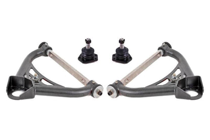BMR Suspension BMR 70-81 Chevrolet Camaro A-Arms Upper Non-Adjustable Delrin Std Ball Joint - Black Hammertone AAU321H