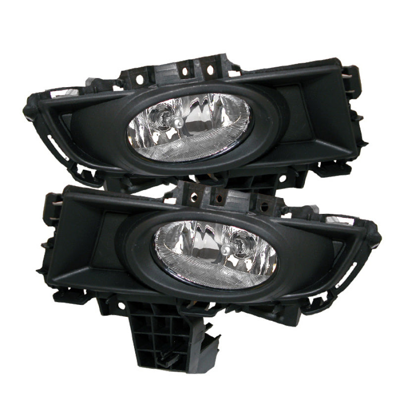 Spyder Mazda 3 07-08 4Dr OEM Fog Lights (Wont Fit Sports/Gt Or Htchback)w/swch Clear