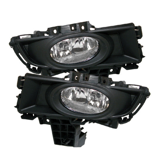 Spyder Mazda 3 07-08 4Dr OEM Fog Lights (Wont Fit Sports/Gt Or Htchback)w/swch Clear
