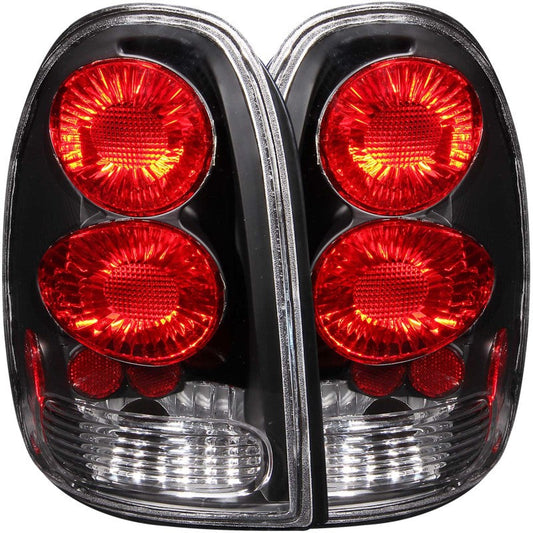 Anzo 1996-2000 Chrysler Voyager Taillights Black