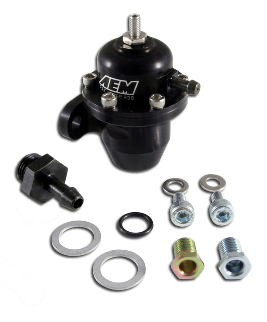 AEM Electronics Fuel Pressure Regulator Black Honda Acura — 03LJ1