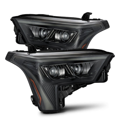 AlphaRex 22-23 Toyota Tundra LUXX-Series Headlights Alpha-Blk w/White DRL - Req 810029 OR 810030 880863 *Discontinued