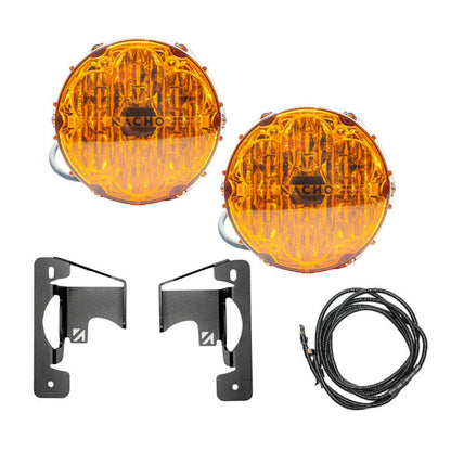 ARB Jeep JL/JT Nacho SAE Only Amber Plug N Play Fog Light Kit (Bumper Kit) V3JW2KASO