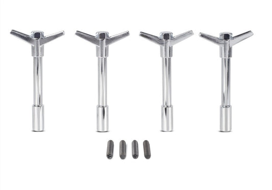 Ford Valve Cove Bolt Kit 4pk Chrome w/Ford Logo FRD302-325