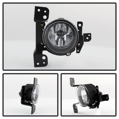 Spyder Mitsubishi Mirage 2014+ OEM Fog Lights w/Switch Clear FL-MM2014-C 5077769