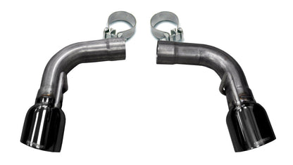 Corsa 16-17 Chevy Camaro SS 2.75in Inlet / 4.5in Outlet Black PVD Tip Kit (For Corsa