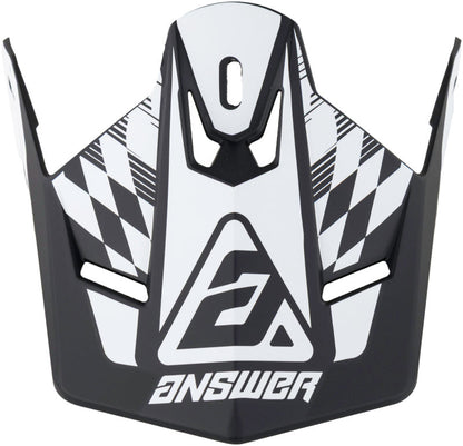 Answer AR1 Sweep Visor Black/White 442920