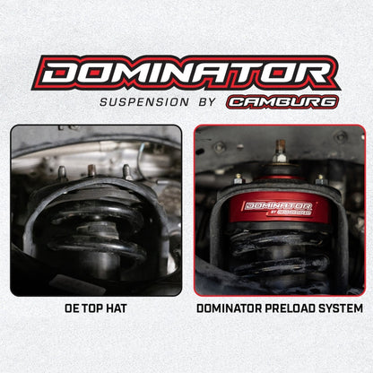 Camburg 05-23 Toyota Tacoma / 03-24 Toyota 4Runner Dominator Preload Spacer Kit CAM-310205