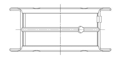 ACL Nissan L20/L24/L28 1998cc/2393cc/2753cc STD Size High Perf Main Bearing Set w/.001 Oil Clearance 7M1172HX-STD