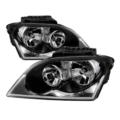 SPYDER Xtune Chrysler Pacifica 04-06 Halogen OEM Style Headlights Black HD-JH-CHRPA04-BK 9029615