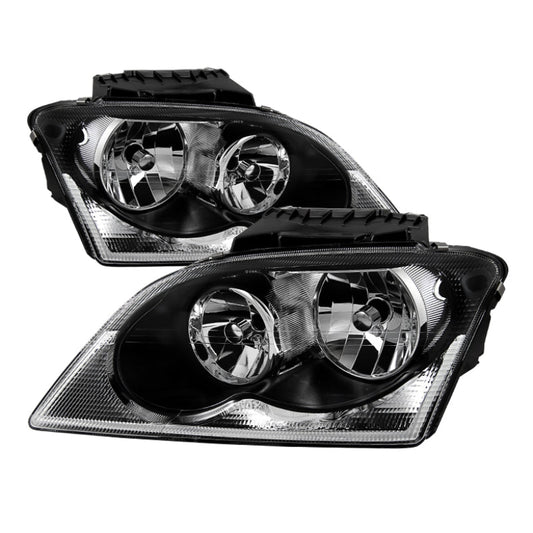 SPYDER Xtune Chrysler Pacifica 04-06 Halogen OEM Style Headlights Black HD-JH-CHRPA04-BK 9029615