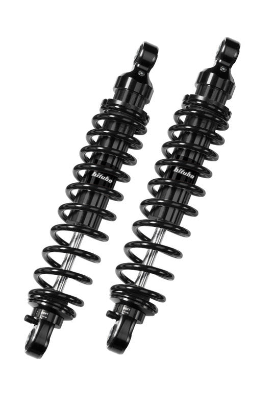 Bitubo Suspension Bitubo WME0 Twinshocks Adjustable: Spring Preload, Rebound, Length 306mm, Dark Edition HD034WME02V2