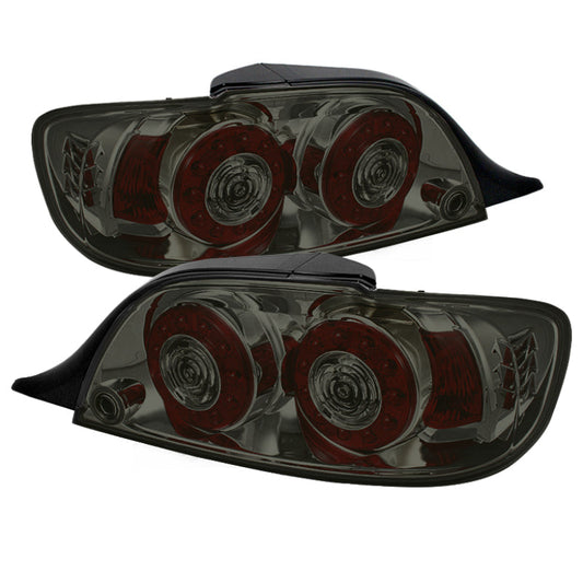 SPYDER Xtune Mazda Rx-8 04-08 LED Tail Lights Smoke ALT-ON-MRX804-LED-SM 5081216