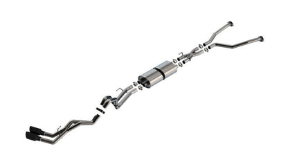 Borla 22-24 Toyota Tundra 3.4L V6 (Inc. Hyb.) Ext. Cab/STD Bed/145.7in WB S-Type Cat-Back - Blk Chrm 140939BC