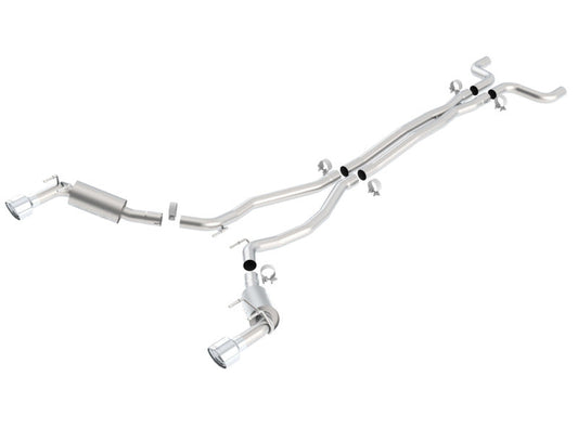 Borla 2010 Camaro 6.2L V8 S Type Catback Exhaust (does not work w/ factory ground affects package - 140280