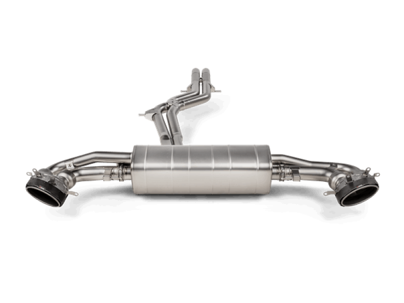 Akrapovic 2020+ Audi RS Q8 (M4) Evolution Line Cat Back (Titanium) w/Carbon