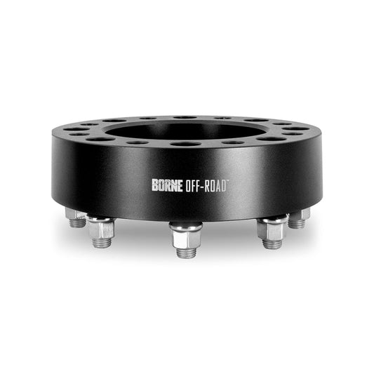 Borne Off-Road Wheel Spacers - 8X170 - 125 - 50mm - M14 - Black BNWS-002-500BK