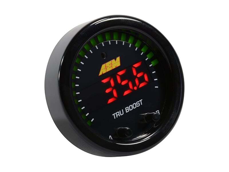 AEM X-Series Tru-Boost Controller Gauge w/ Boost Control Solenoid 80PSIg Internal MAP