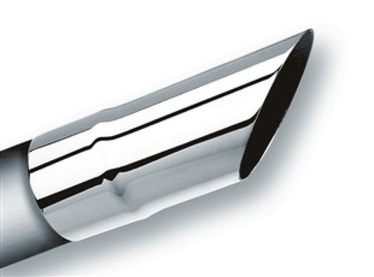 Borla Universal Polished Tip Single Round Angle-Cut (inlet 2 1/2in. Outlet 2 1/2in) *NO Returns* 20107