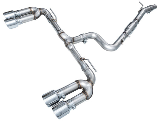 AWE Tuning AWE 22-24 Audi 8Y S3 Track Edition Exhaust  - Chrome Silver Tips 3020-42897