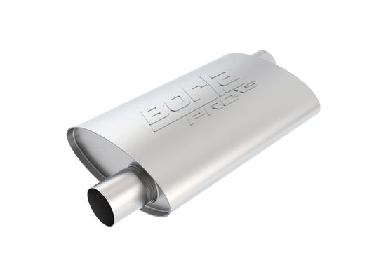 Borla Pro-XS 2.25in Tubing 14in x 4in x 9.5in Oval Offset/Offset Muffler 40351