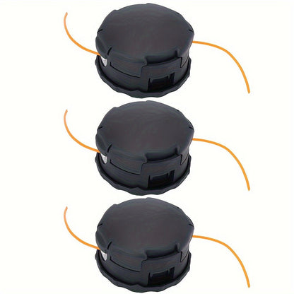 Trimmer Head for Weed Eater String Trimmer — Replaces SRM-225 (3-Pack)
