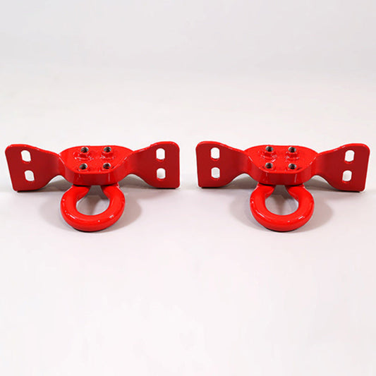 Ford Racing 17-22 Super Duty Tow Hooks - Red (Pair) M-18954-SDR