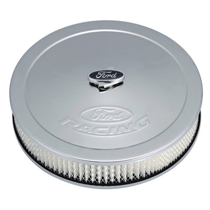 Ford 13in Dia Air Cleaner Kit Chrome FRD302-350