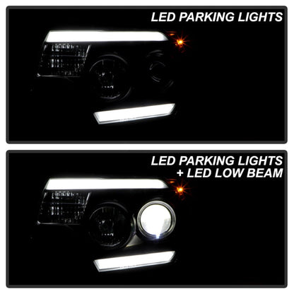 SPYDER 12-15 Toyota Tacoma High-Power LED Module Headlights 5088413
