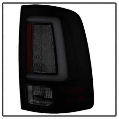 Spyder 09-16 Dodge Ram 1500 Light Bar LED Tail Lights - Black Smoke