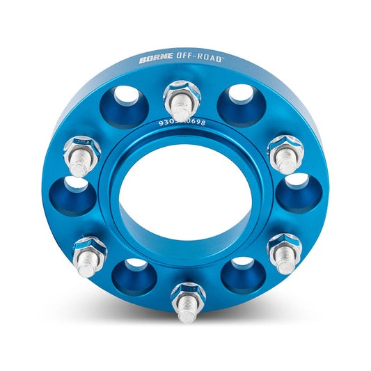 Borne Off-Road Wheel Spacers - 6x139.7 - 93.1 - 30mm - M12 - Blue BNWS-001-300BL