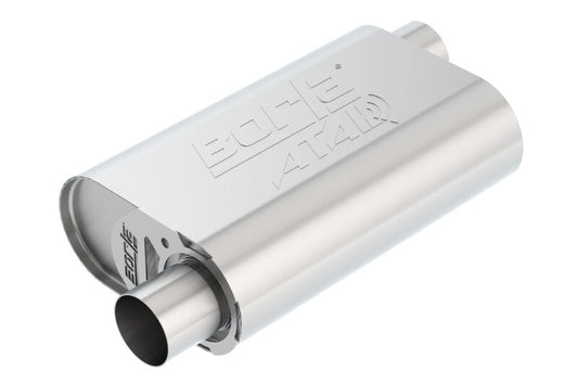 Borla CrateMuffler Small Block Chevrolet ATAK 2.5in Offset/Offset 14inx4.35inx9in Muffler 400774