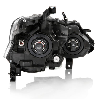 ANZO 2013-2015 Nissan Altima Projector Headlight Black Amber 121549