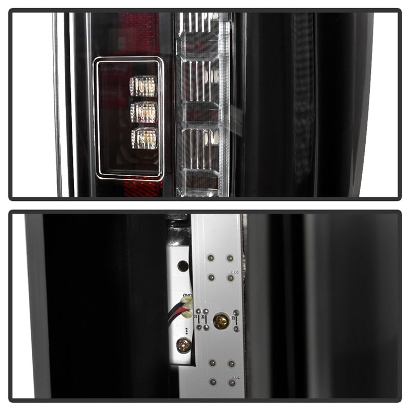 Spyder 17-18 Ford F-250 SD (w/Blind Spot Sensor) LED Tail Lights — 1T0ZR