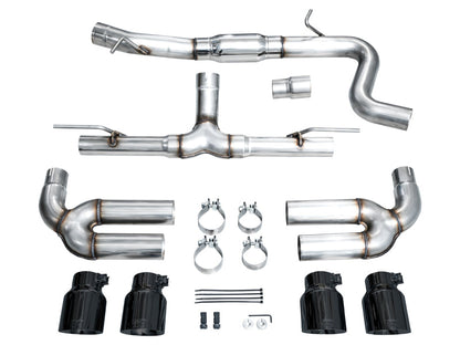 AWE Tuning AWE 22-24 Audi 8Y S3 Track Edition Exhaust  - Diamond Black Tips 3020-43897