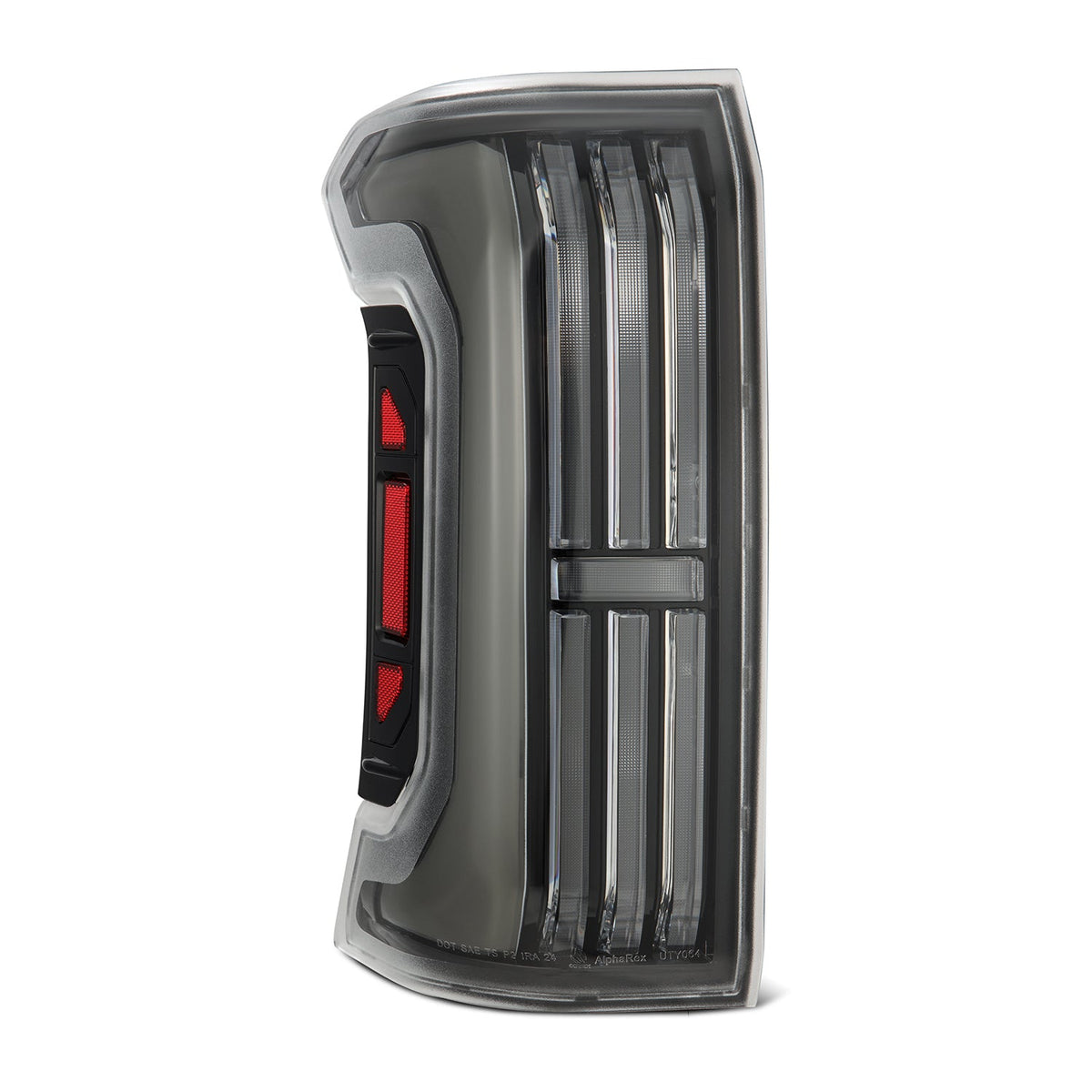 AlphaRex 24-25 Toyota Tacoma NOVA-Series LED Prismatic Tail Lights - Black 679020 *Discontinued