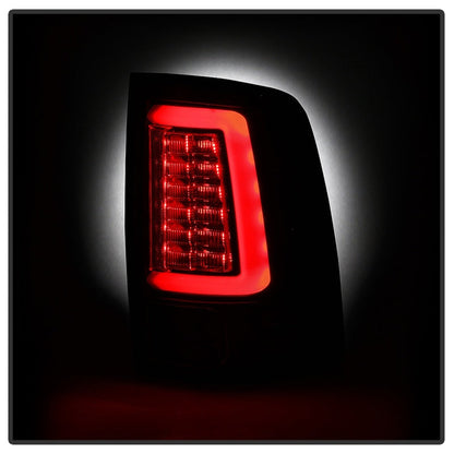 Spyder Dodge Ram 2013-2014 Light Bar LED Tail Lights - All Black ALT-YD-DRAM13V2-LED-BKV2 5085931