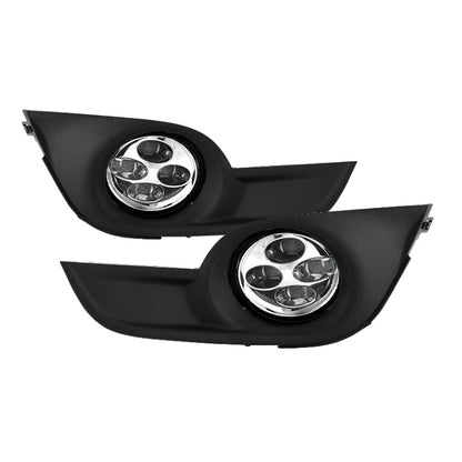 Spyder Nissan Altima 2013-2015 Sedan Daytime DRL LED Running Fog Lights w/Switch Clear FL-DRL-NA13-C 9031649
