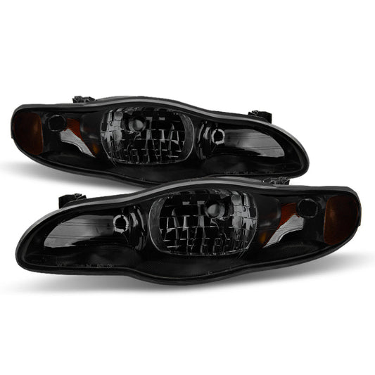 SPYDER Xtune Chevy Monte Carlo 00-05 OEM Style Headlights Black Smoked HD-JH-CMC00-AM-BSM 9028939