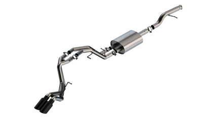 Borla 21-22 Chevrolet Tahoe 5.3L V8 AT 2/4WD S-type Cat-back Exhaust (Black Chrome) 140855BC