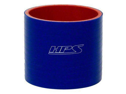 HPS 2-1/4" ID, 3" Length, Silicone Straight Coupler Hose, High Temp 4-ply Reinforced, 57mm ID, Blue