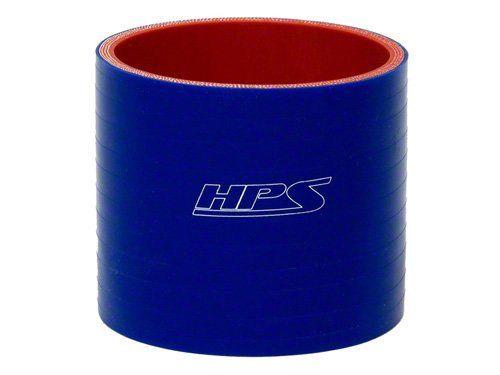 HPS 1-1/2" ID, 4" Length, Silicone Straight Coupler Hose, High Temp 4-ply Reinforced, 38mm ID, Blue