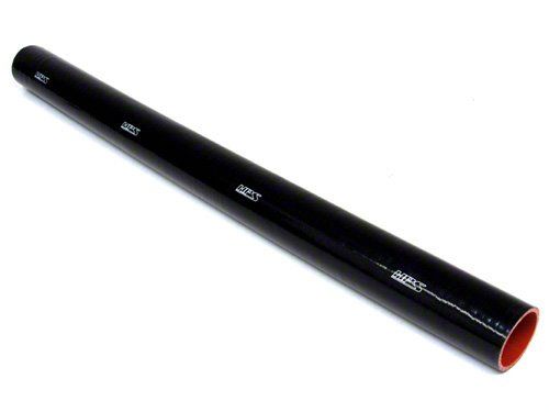 HPS 3-3/4" ID, 3 Feet Length, Silicone Straight Coupler Coolant Tube Hose, High Temp 4-ply Reinforced, Black, 95mm ID