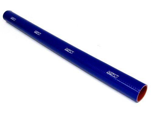 HPS 3" ID, 3 Feet Length, Silicone Straight Coupler Coolant Tube Hose, High Temp 4-ply Reinforced, Blue, 76mm ID