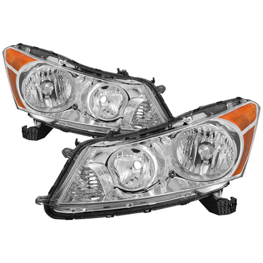 SPYDER xTune Honda Accord 0-12 Sedan Only OEM Style Headlight - OEM Chrome HD-JH-HA08-4D-C 9040054