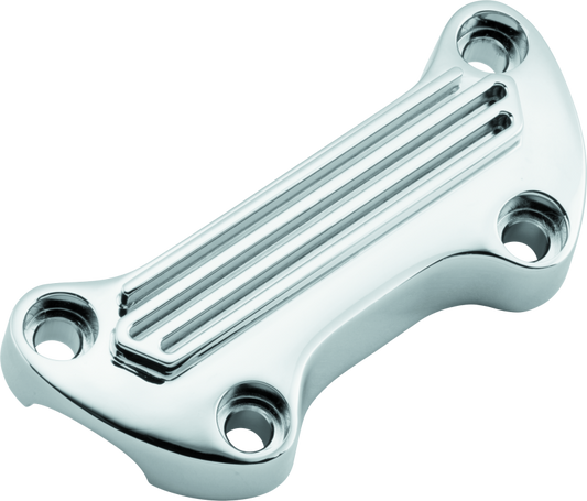 Bikers Choice Chrm Finned Hndlbar Clamp 489999