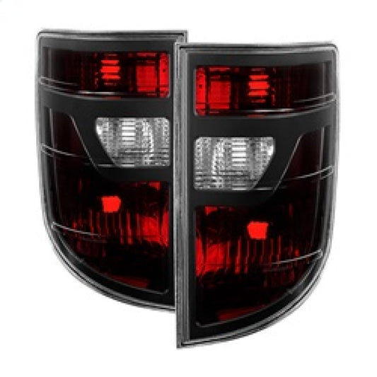 SPYDER Xtune Honda Ridgeline Pickup 06-08 OEM Style Tail Lights Red Smoked ALT-JH-HRID06-OE-RSM 9033193