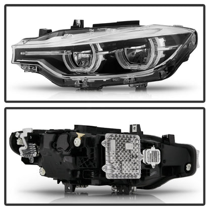 SPYDER BMW F30 3 Series 4Dr LED Projector Headlights Chrome PRO-JH-BF3012H-4D-LED-C 9948534