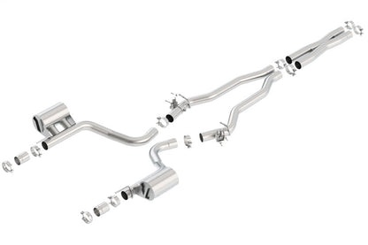 Borla 2015 Dodge Challenger Hellcat 6.2L V8 ATAK Catback Exhaust No Tips Factory Valance 140646